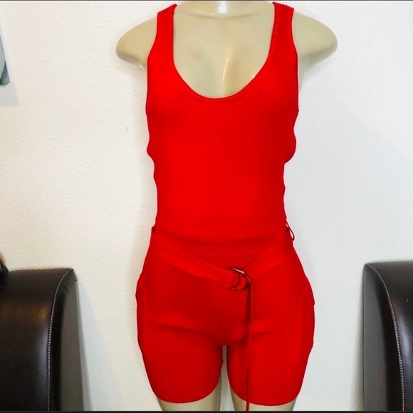 Red Romper - Picture 3 of 6